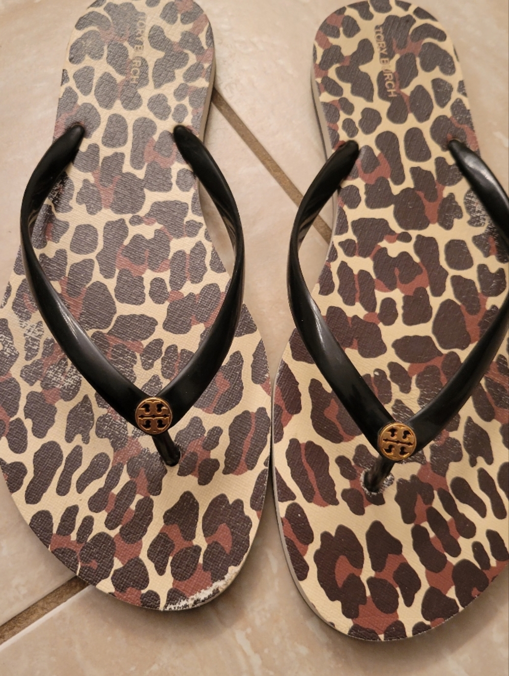 Tory Buech Rubber Flip Flops Size 11